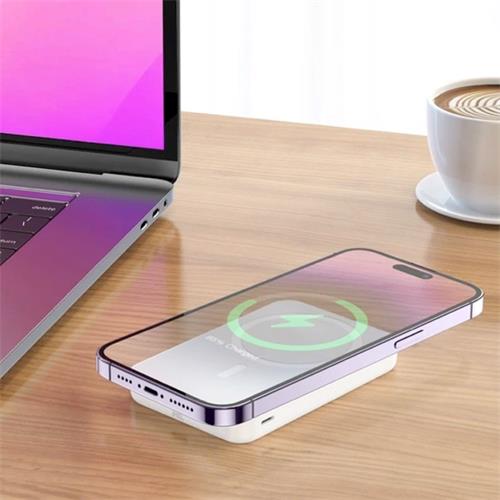 Powerbank 5.000 mAh 20W Hoco J109 Magsafe  Blanco