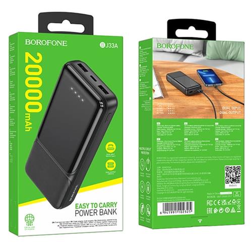 Powerbank 20.000 mAh Borofone BJ33A Negro