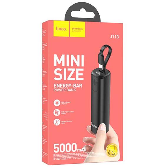 Powerbank Hoco 5.000 mAh J113 Energy-Bar Type-C Negro