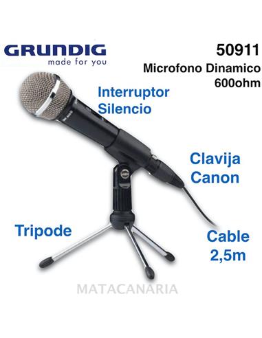 GRUNDIG 50911 MICROFONO