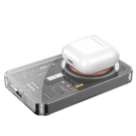 Powerbank 5.000 mAh 20W Hoco Q14 Ice Crystal Magsafe  Negro