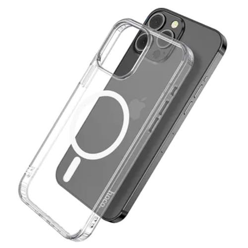 Hoco Funda Transparente Antigolpes con Magsafe para Iphone 15