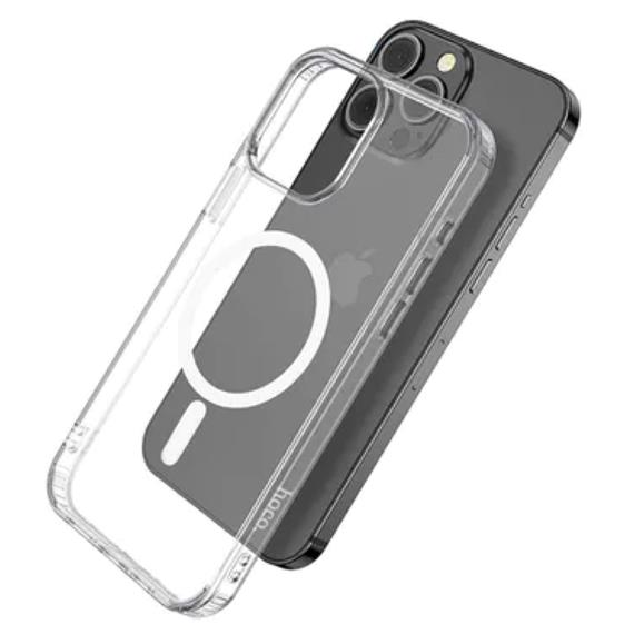 Hoco Funda Transparente Antigolpes con Magsafe para Iphone 15 Plus