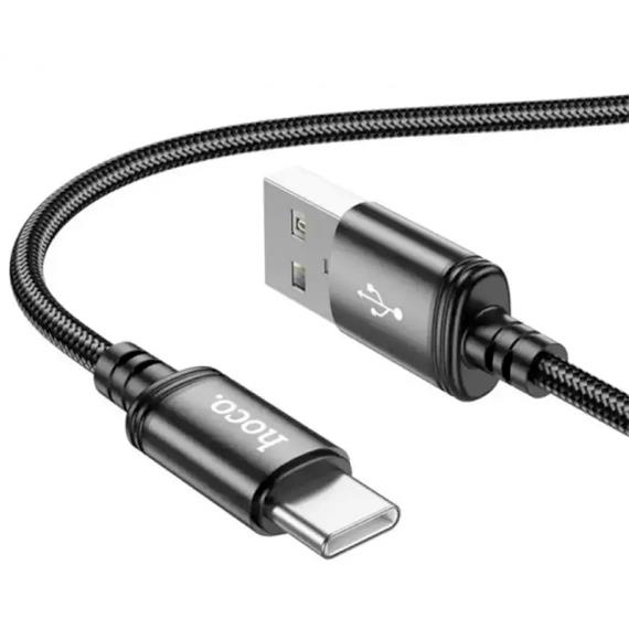 Cable Usb-A a Usb-C 3.0A 1m Hoco X89 Negro
