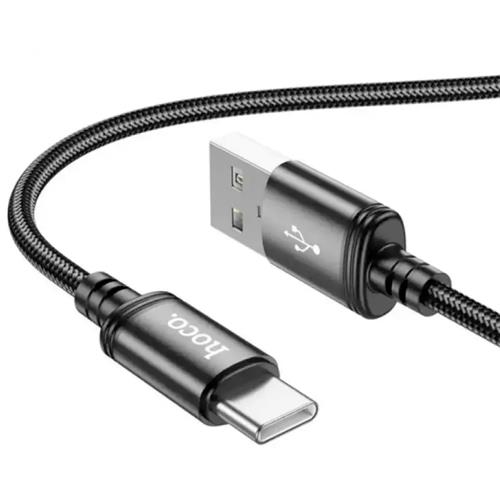 Cable Usb-A a Usb-C 3.0A 1m Hoco X89 Negro