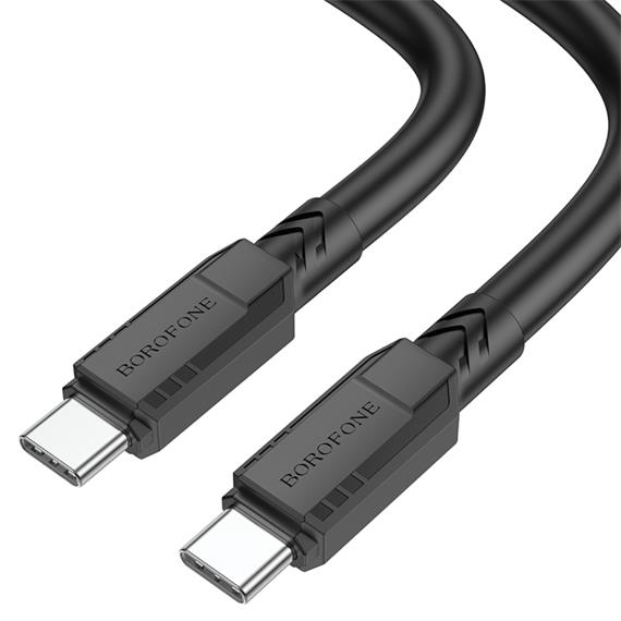Cable Usb-C a Usb-C de 60W 1 metro Borofone BX81 Negro