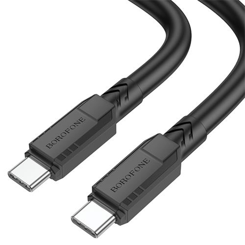 Cable Usb-C a Usb-C de 60W 1 metro Borofone BX81 Negro