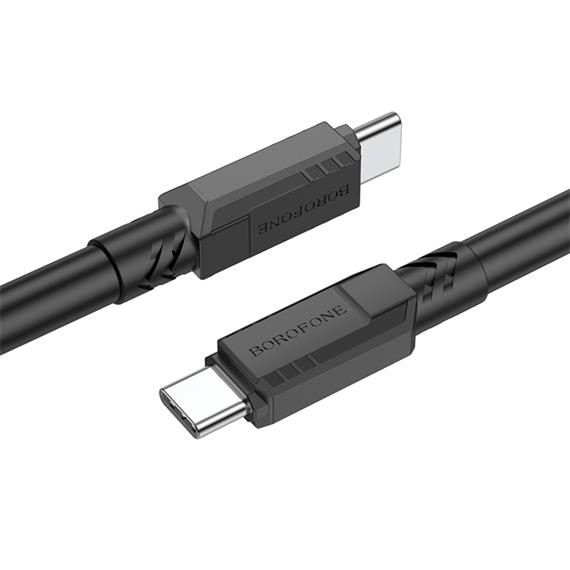 Cable Usb-C a Usb-C de 60W 1 metro Borofone BX81 Negro