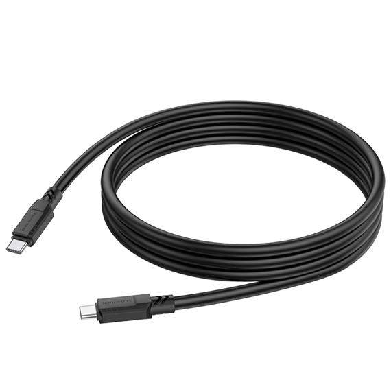 Cable Usb-C a Usb-C de 60W 1 metro Borofone BX81 Negro