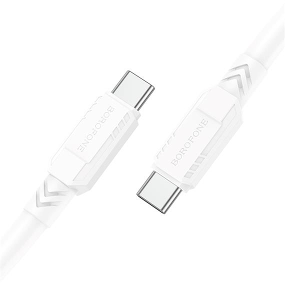 Cable Usb-C a Usb-C de 60W 1 metro Borofone BX81 Blanco