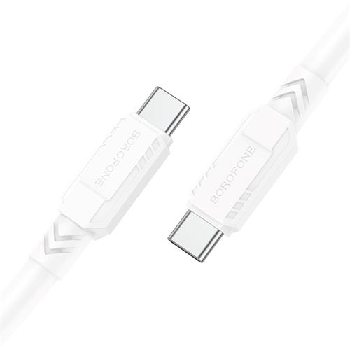 Cable Usb-C a Usb-C de 60W 1 metro Borofone BX81 Blanco