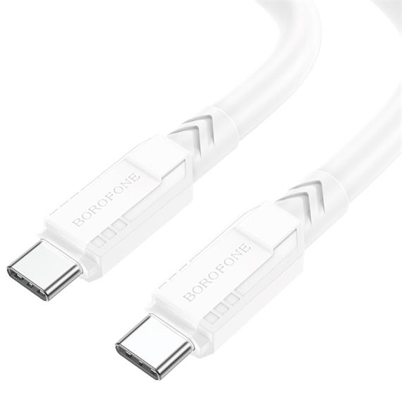 Cable Usb-C a Usb-C de 60W 1 metro Borofone BX81 Blanco