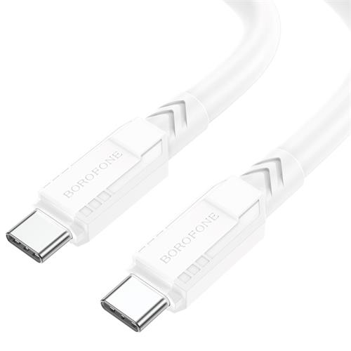 Cable Usb-C a Usb-C de 60W 1 metro Borofone BX81 Blanco