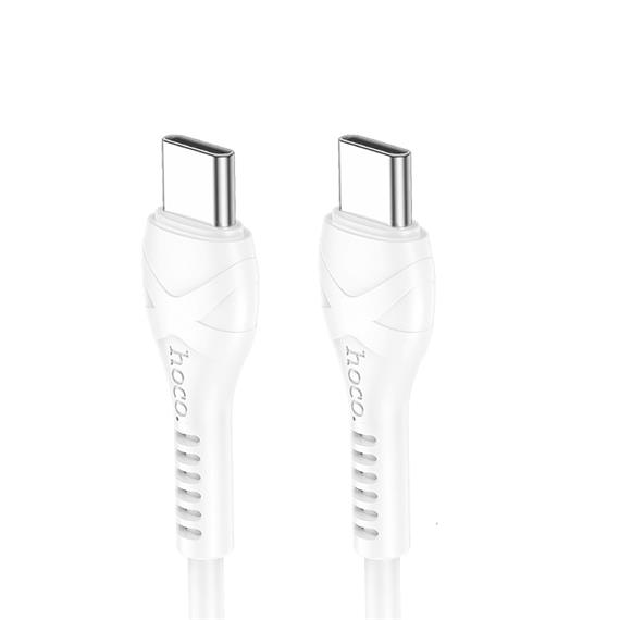 Cable Usb-C a Usb-C 1 metro 60W Hoco X37 Blanco