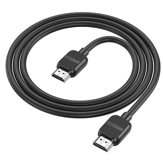 Borofone BUS02 Cable HDMI 2.0 4K 2 metros  Negro