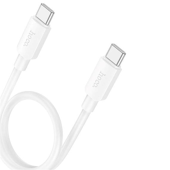 Cable USB-C a USB-C 0.25 metros 60w Hoco X96 Blanco