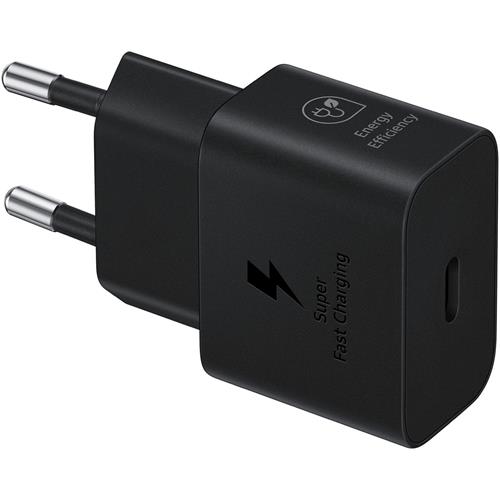 Cargador USB-C Fast Charger 25W+ Cable USB-C Samsung Negro (EP-T2510)