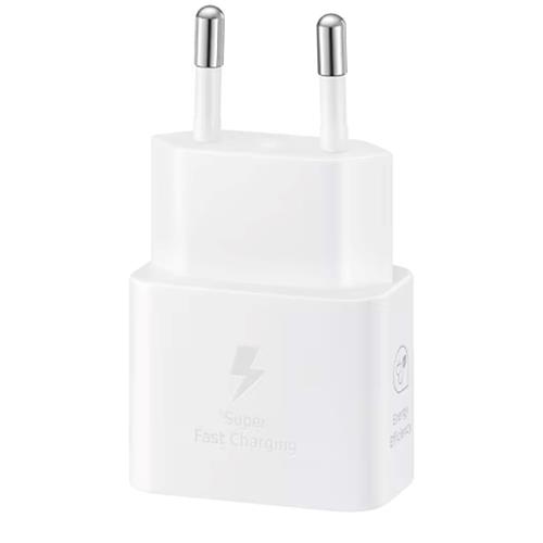 Cargador USB-C Fast Charger 25W+ Cable USB-C Samsung Blanco (EP-T2510)