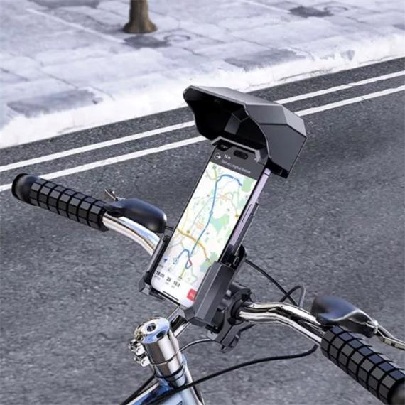 Hoco H31 Soporte para Bici y Moto hasta 7" con Visera Protectora