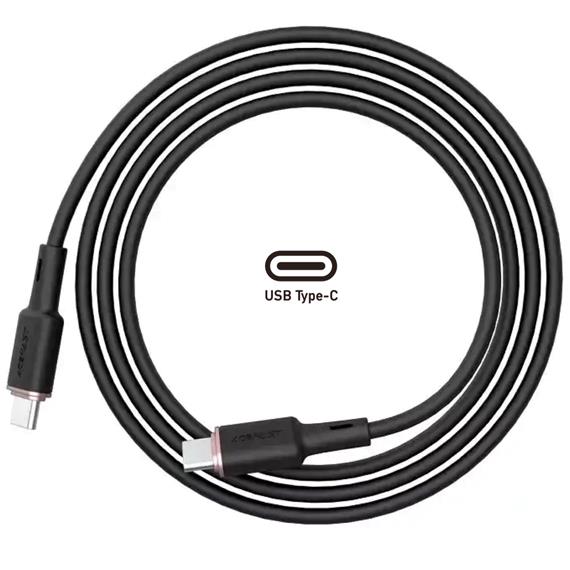 Cable USB-C a USB-C Acefast C2-03 60W Silicona 1.2 metros Negro