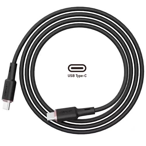 Cable USB-C a USB-C Acefast C2-03 60W Silicona 1.2 metros Negro