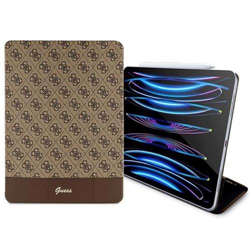 Guess GUFCP12PS4SGW Ipad Pro 12.9" Marrón 4G Stripe Allover