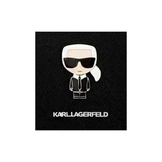 Karl Lagerfeld Torebka KLHCP12LOPHKMK 6.7" Negro Hardcase Saffiano Ikon