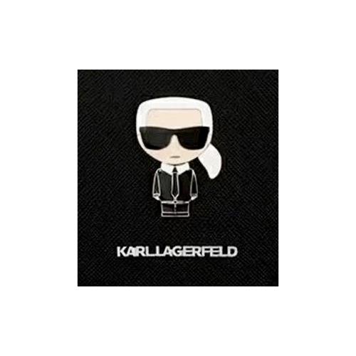 Karl Lagerfeld Torebka KLHCP12LOPHKMK 6.7" Negro Hardcase Saffiano Ikon