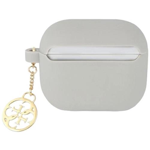 Guess GUA3LSC4EG AirPods 3 cover Grey Silicone Charm 4G Collection Airpods