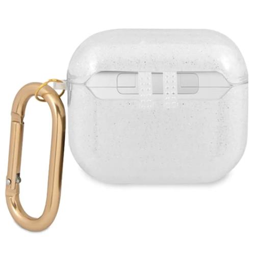 Guess GUA3UCG4GT Airpods 3 Cover Transparent Glitter Collection