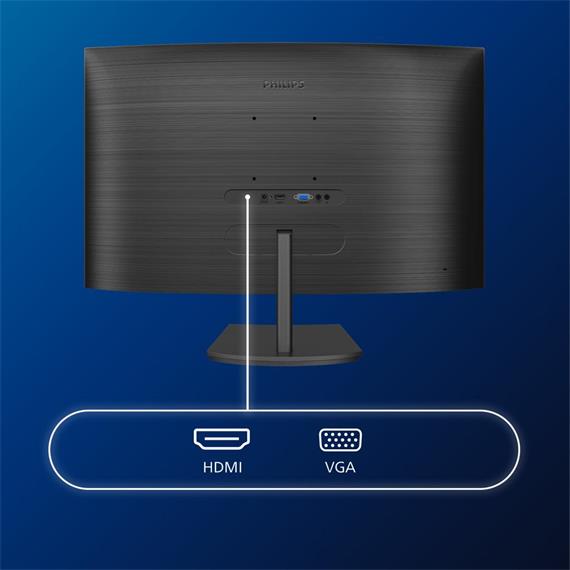 Monitor Curvo 23.6" Philips 241E1SCA Gaming 2000:1 Full HD
