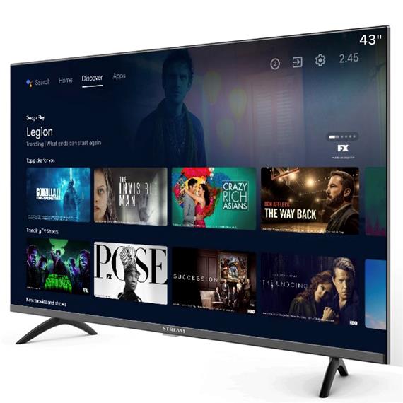 Televisor 43" Stream System Android tv + Google Assistant (S43A50FHD)