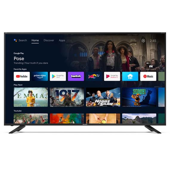 Televisor 70" Sharp Aquos 4K Ultra Hd Android TV C70CL5EM2AB