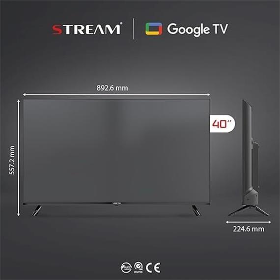 Televisor 40" STREAM SYSTEM Google Tv Full HD (S40GTF2)
