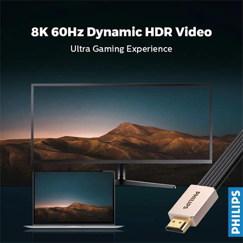 Philips SWV9030/10 Cable HDMI 2.1 Profesional 8K 60Hz 3 metros