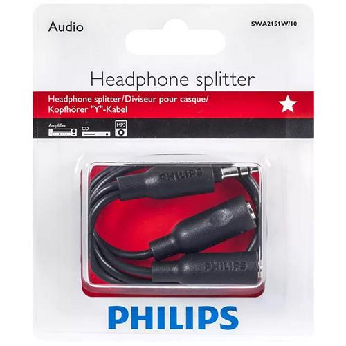 Philips SWA2151W/10 Splitter para Auriculares 3.5mm