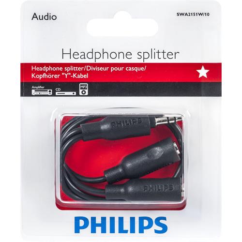 Philips SWA2151W/10 Splitter para Auriculares 3.5mm