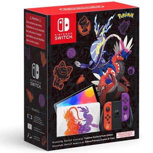 Nintendo Consola Switch Oled Pokemon Escarlata y Púrpura