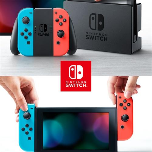 Nintendo Switch V2 Consola Neón Azul y Neón Rojo