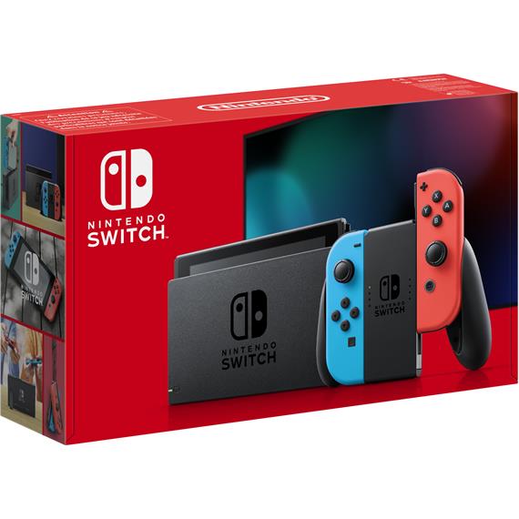 Nintendo Switch V2 Consola Neón Azul y Neón Rojo