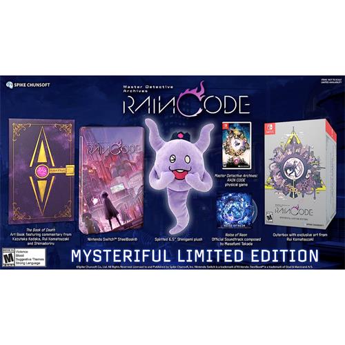 Nintendo Master Detective Rain Code Limited Edition