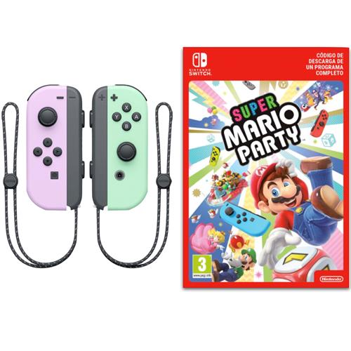 Nintendo Switch Mando Pack Supermario Party + Joy Con Morado Verde