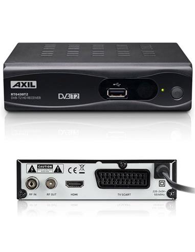 Axil  RT0430 T2 Receptor Digital Terrestre DVB-T2 Grabador