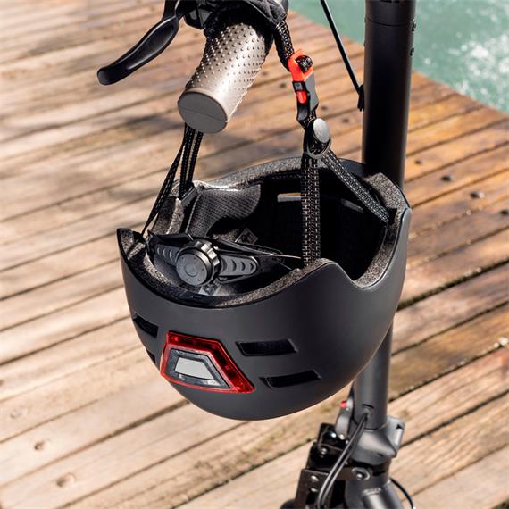 Youin MA1010 Casco Talla L con LED Frontal y Trasero