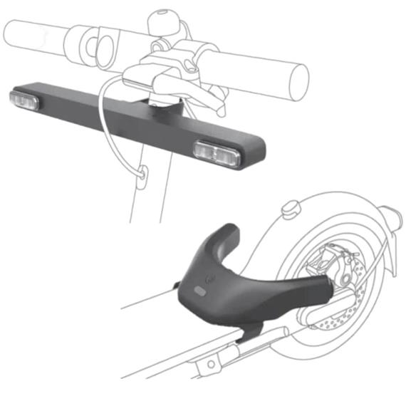 Xiaomi Electric Scooter Kit de Indicadores (BHR6659)
