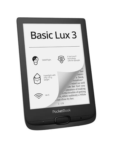 Pocketbook Basic Lux 3 6" SmartLight WIFI  Negro