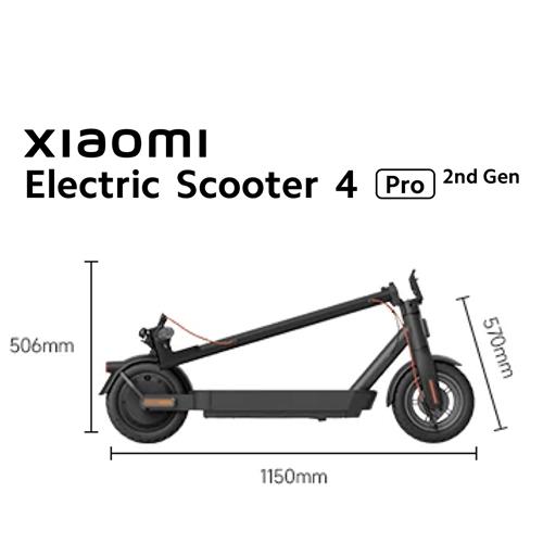Xiaomi Mi Electric Scooter 4 Pro (2ª Generación) 400W 60Km Autonomía