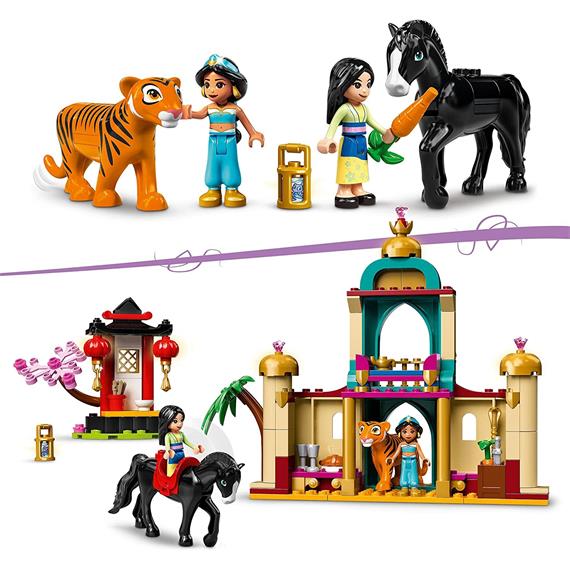 LEGO 43208 Aventura de Jasmine y Mulán