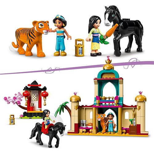 LEGO 43208 Aventura de Jasmine y Mulán
