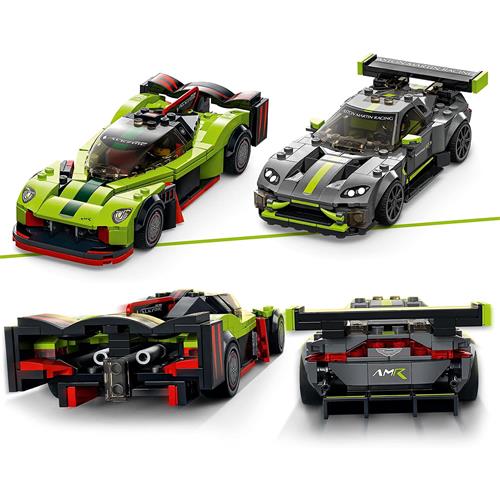 LEGO 76910 Aston Martin Valkyrie AMR Pro y Aston Martin Vantage GT3